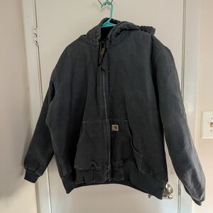 Carhartt Navy Blue Hooded Jacket